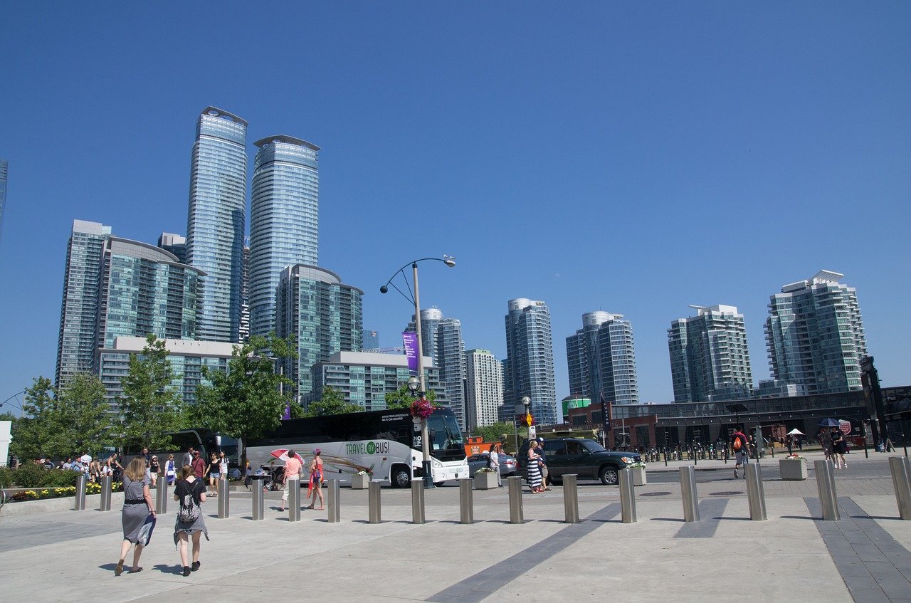 skyline, waterfront, ontario